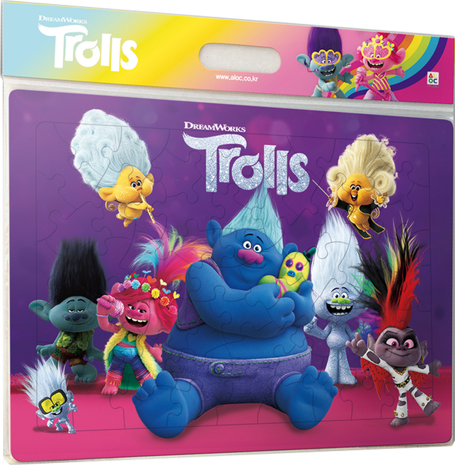 판퍼즐 노래와 춤의 트롤 왕국 80피스, 1개