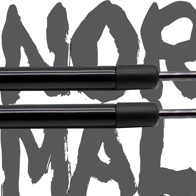 닛산 무라노 2세대(Z51) 2007-2014 SUV용 2개 후방 댐퍼(파워 리프트 없음 스프링 트렁크 부트 가스 충전, 06 Plain Black