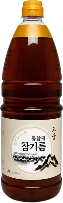 고궁 전통압착 방앗간 통참깨 참기름, 1개, 1.8L