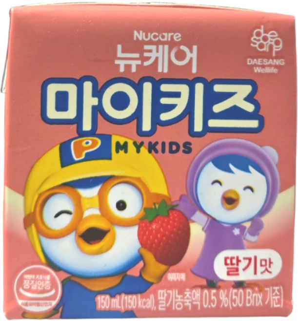 대상웰라이프 뉴케어 마이키즈 딸기맛, 150ml, 5개 - 쿠팡