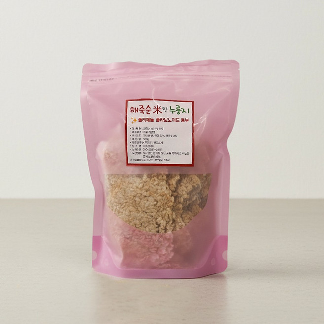 해죽순 미친 누룽지 500g .300g간식, 1개