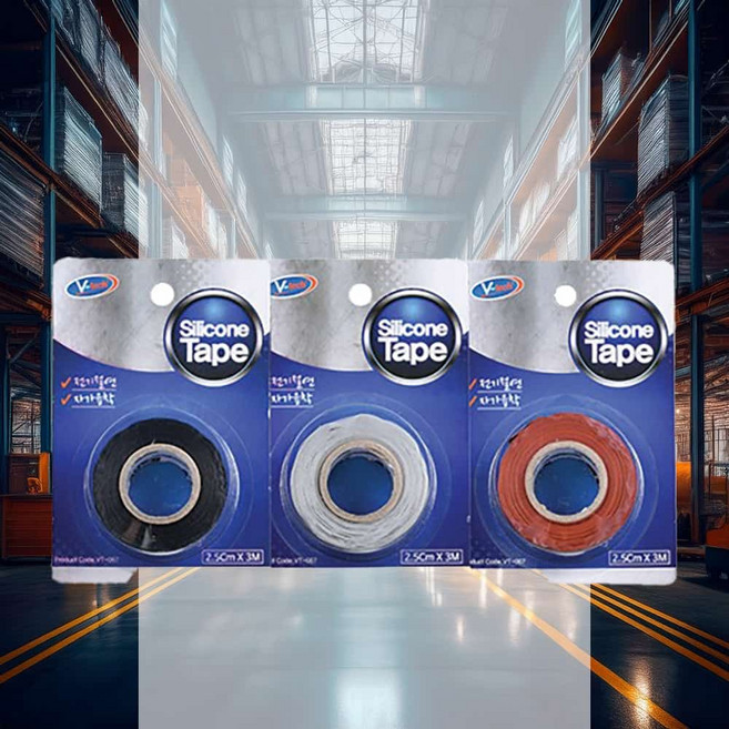 자기융착 테이프 내열 실리콘 절연 자가융착 무점착 저온, 02_ 브이텍 VT-067 (레드)