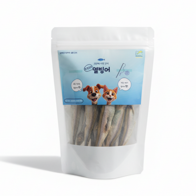 헬시하이펫 고양이 강아지 동결건조 간식 열빙어, 1개, 40g, 칼슘