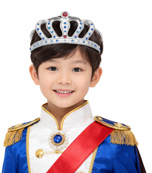 남아용 왕관 3종 여아용 티아라 3종 머리띠왕관 머리띠티아라, 1세트