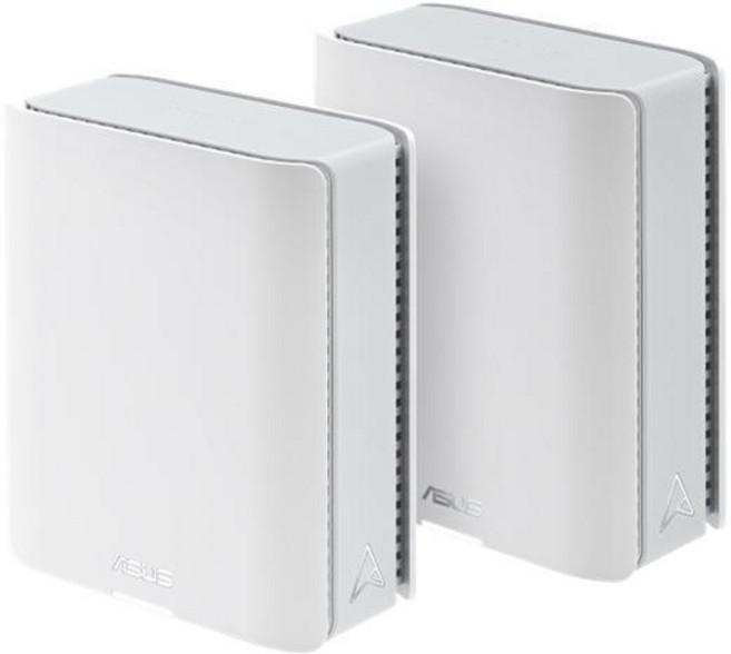 [ASUS] ZenWiFi BT10 트라이밴드 WiFi 7 메시 18 Gbps 6000 평방피트 (2개 세트) 이중 10G 포트 보안 자녀 보호 기능 스마트 홈 마스터 SSID, 2-Pack