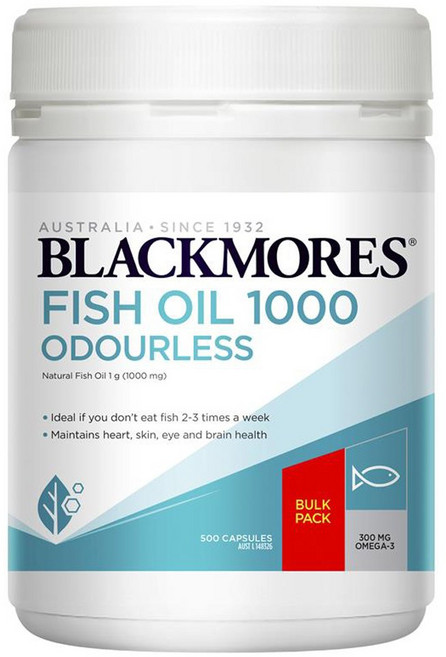 블랙모어스 무냄새 피쉬오일 대용량 오메가3 1000mg 500정, 1개, 1kg