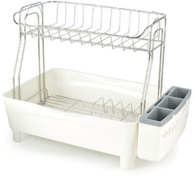 스텐 식기건조대 식기건조기 접시 설거지건조대 2단
