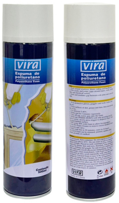 VIRA 聚氨酯發泡填縫劑 GFT-500 高發泡 超延展 速乾型, 1個