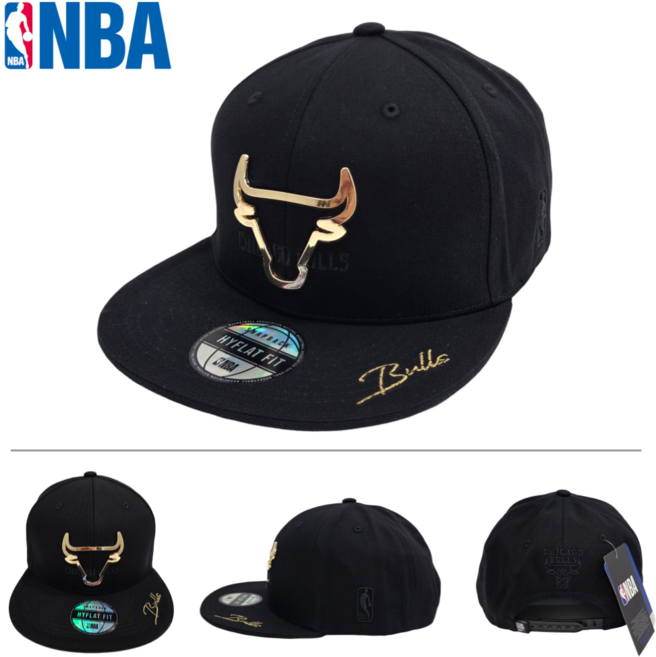 [백화점 정품] NBA 스냅백 모자 시카고불스 블랙 HD324
