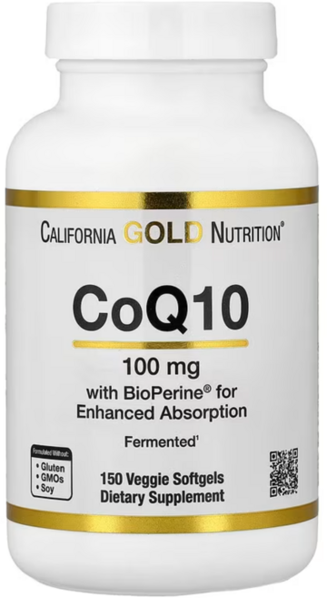 레이크 에비뉴 뉴트리션 코큐텐 위드 바이오페린 100 mg 소프트젤 150정, 1개