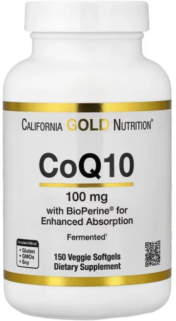 레이크 에비뉴 뉴트리션 코큐텐 위드 바이오페린 100 mg 소프트젤 150정, 1개 - 쿠팡