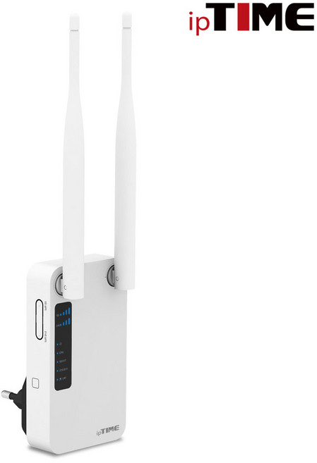 MMS_IPTIME 익스텐더A3MU 와이파이증폭기 무선 인터넷확장 extender 브리지 중계기 기설치 기가 wifi 무선랜 공유기_mms, 1개