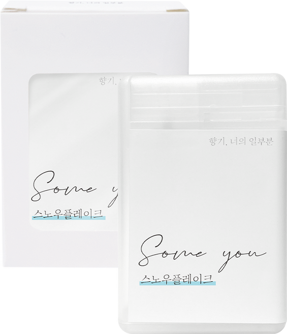 썸유 포켓 섬유향수 드레스퍼퓸, 스노우플레이크, 20ml, 1개