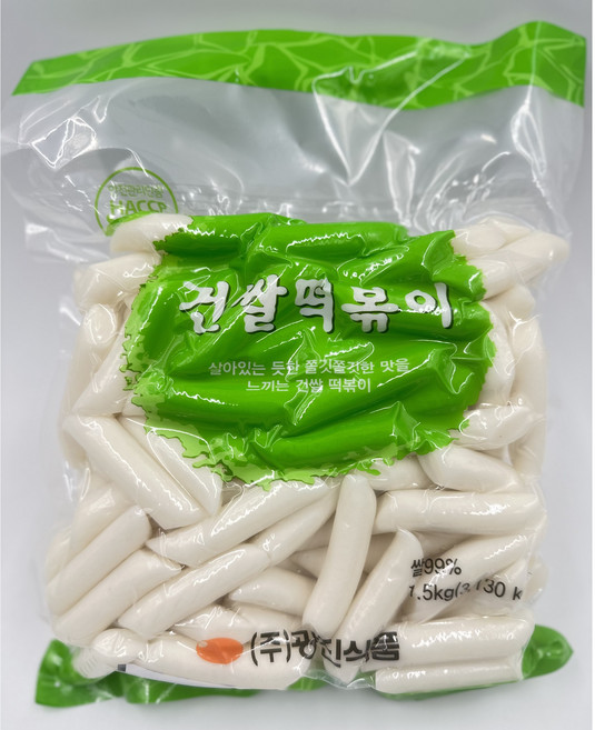광진식품 건쌀떡볶이 떡볶이떡 쌀떡 건조쌀떡 건쌀중 1.5kg, 1개