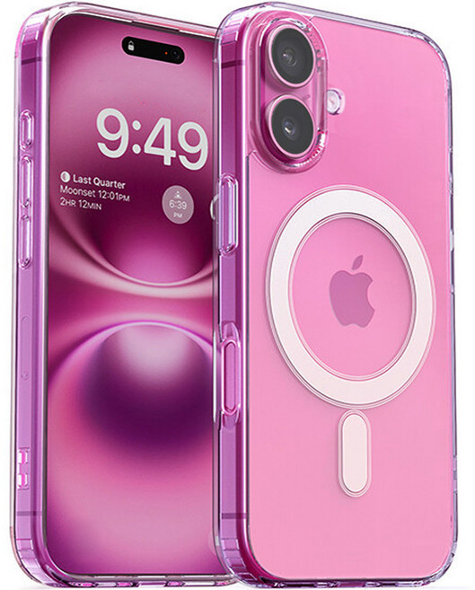 아이엔조이 아이폰 갤럭시 S 초강력 젤리 하드 투명 마그네틱 맥세이프 휴대폰 케이스 INJ-MSC01