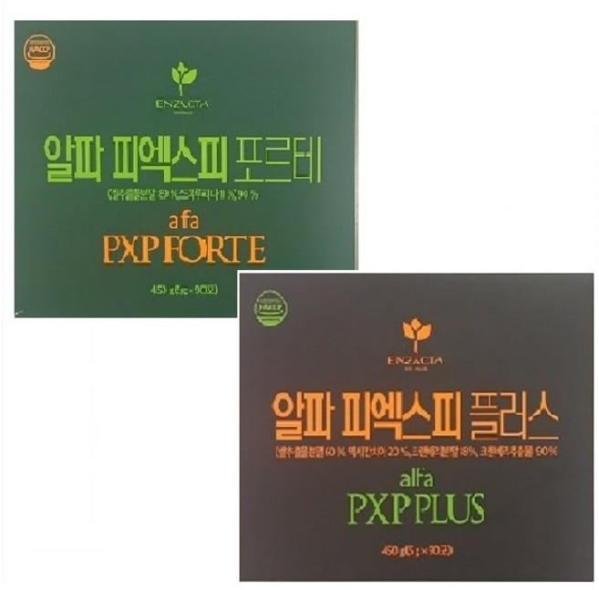 엔잭타 알파 피엑스피 포르테 플러스 1+1세트 건강식품, 2박스, 450g