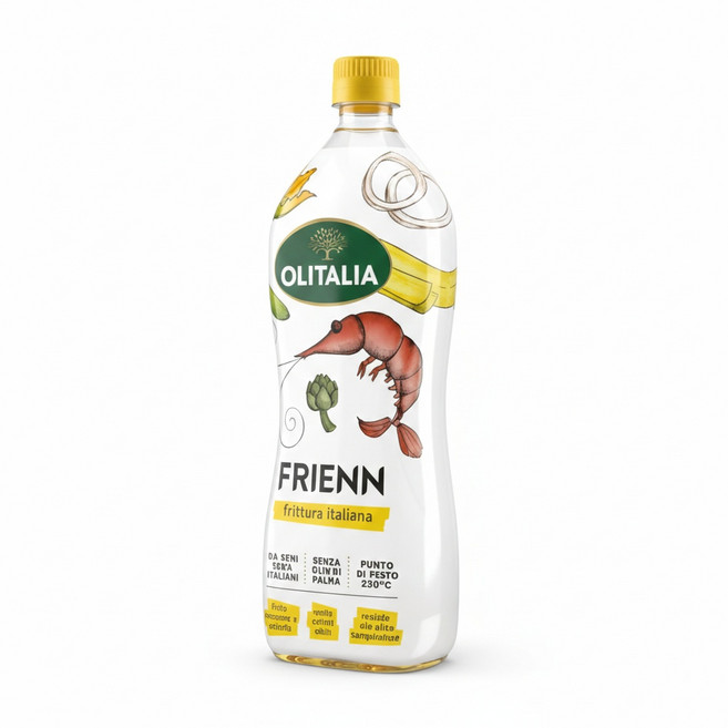 올리타리아 프리엔 프리미엄 튀김전용 오일 1L 4병(4000ml), 4개