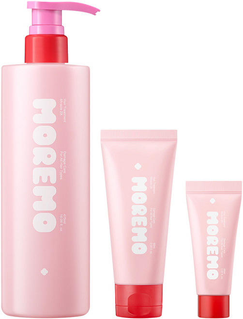 NEW 모레모 헤어 트리트먼트 미라클 투엑스 475ml+60ml+20ml, 1개, 555ml