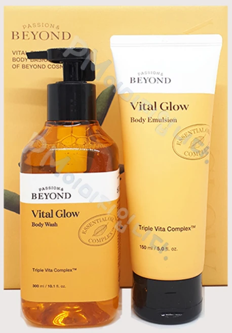 비욘드 비욘드 바이탈 글로우 바디로션 바디워시 베이직 세트 향기좋은 고보습 바디 2종 기획세트, 1세트 - 쿠팡