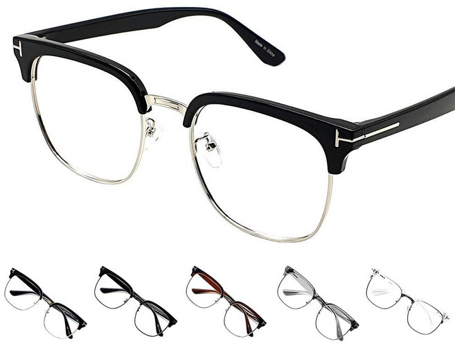 페이스오프 큰 빅사이즈 오버사이즈 하금테 반뿔테 뿔테 안경테 얼큰이 대두 명품 패션 투명 안경