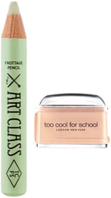 too cool for school 臥蠶筆 臥蠶神器 立體輪廓眼影筆 打亮, 原廠米削筆器+20 Misty Green, 1個