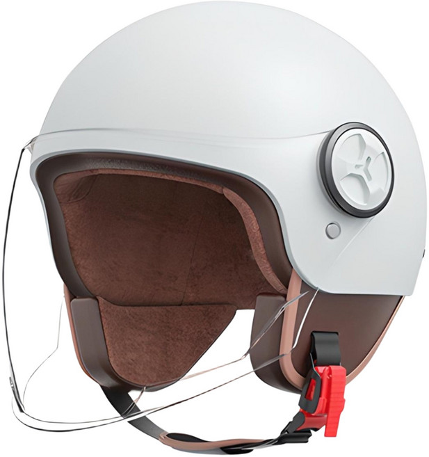 서브22 오토바이 킥보드 클래식 반모 헬멧, 라이트그레이