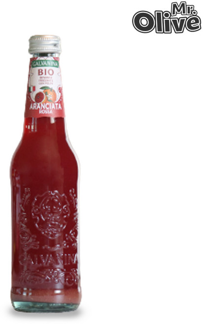 갈바니나 유기농 블러드오렌지 소다수 355ML 스파클링 주스, 1개