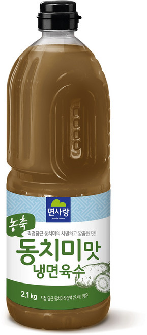 면사랑 동치미맛 냉면육수, 2.1kg, 1개
