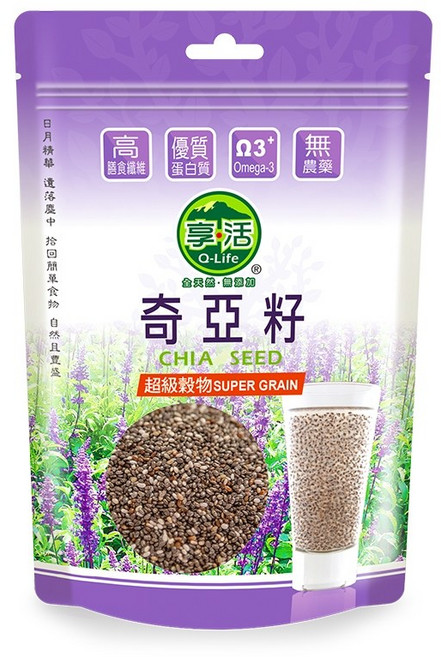 Q-Life 享活 奇亞籽, 1個, 宅配2箱
