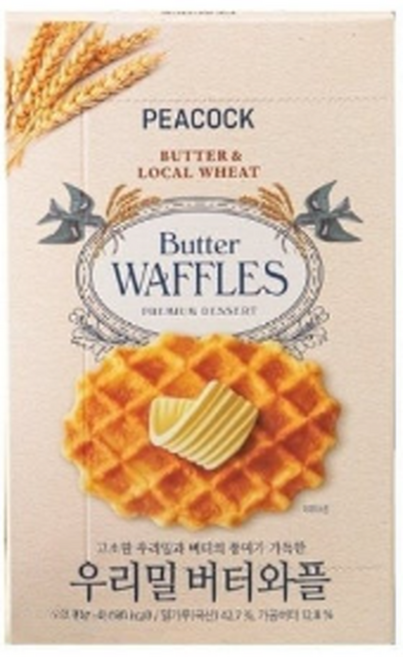 피코크 우리밀버터와플 288g(24g x 12봉) x 2ea, 288g, 2개