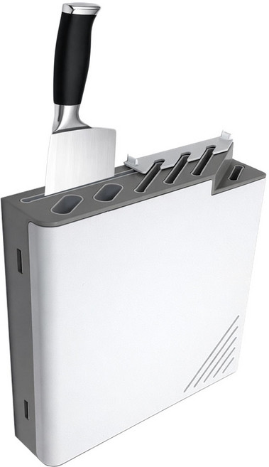 리폼플러스 중식도 칼꽂이 소 안전형 부착식, 1개, 화이트