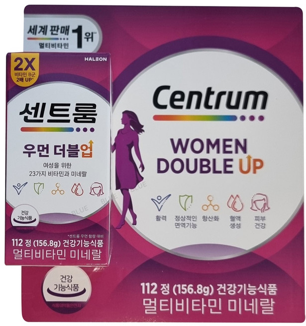 센트룸 멀티 비타민 우먼 더블업, 112정, 1개