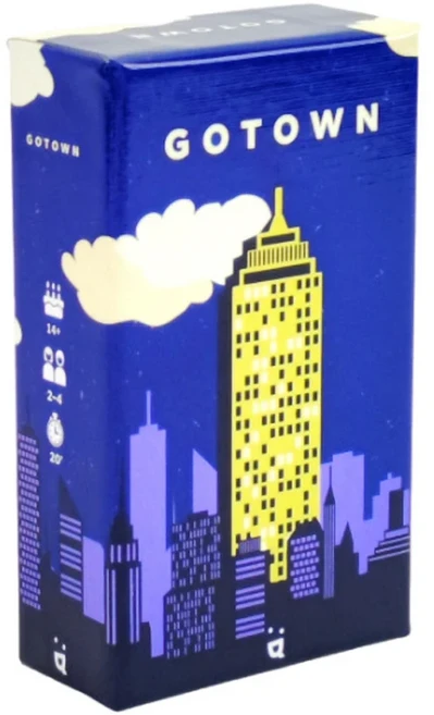 쿠쿠스토어 고타운 카드 게임 가족 퍼즐 재미있는 파티 2-4인 20분 플레이 시간, 01 GoTown