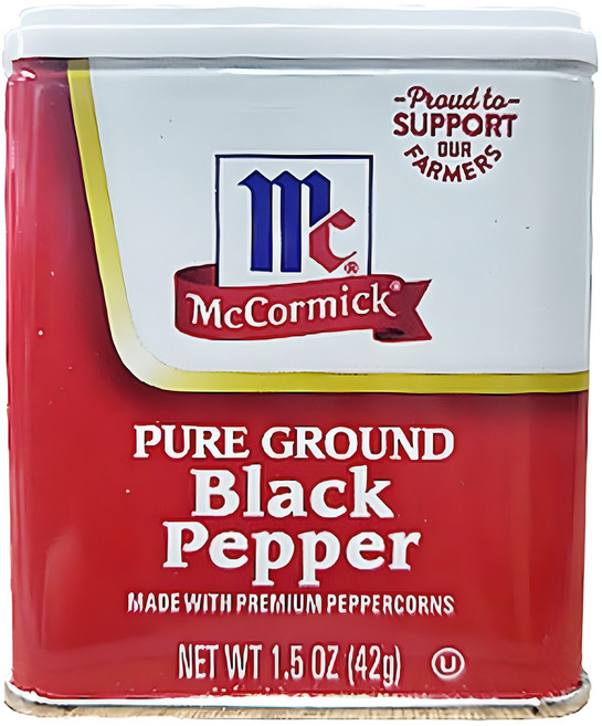 맥코믹 흑후추 가루, 42g, 1개