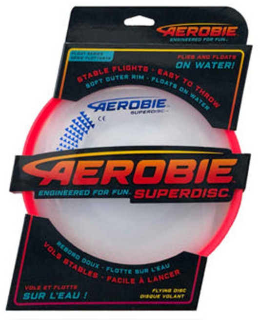 뉴스포츠 에어로비 슈퍼 플라잉디스크, 빨강, 1개