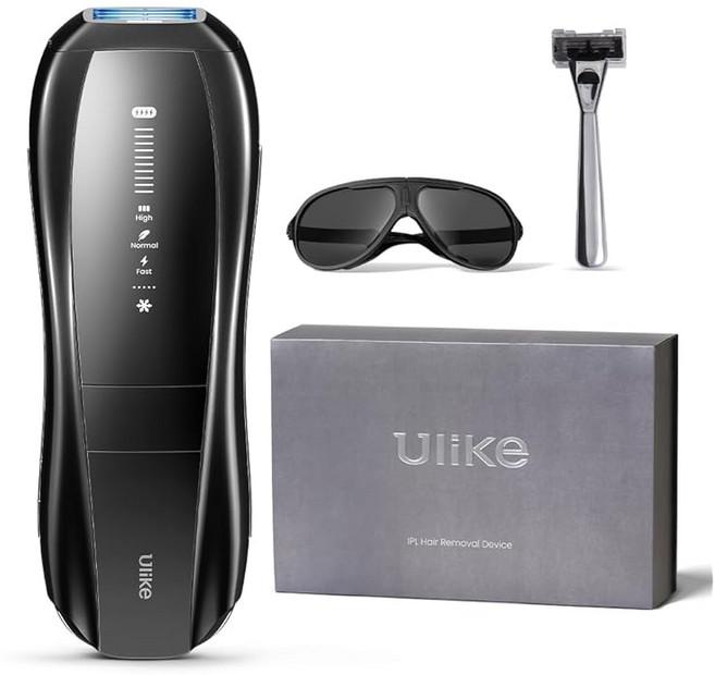 정품 Ulike X + 남성제모기 사파이어 냉감 기술(보냉제 불필요)로 거의 무통/2년 보증/주 3회로 효과 실감 전신 제모 가능(수염/겨드랑이/다리/팔/VIO) 가정용 탈모기 자