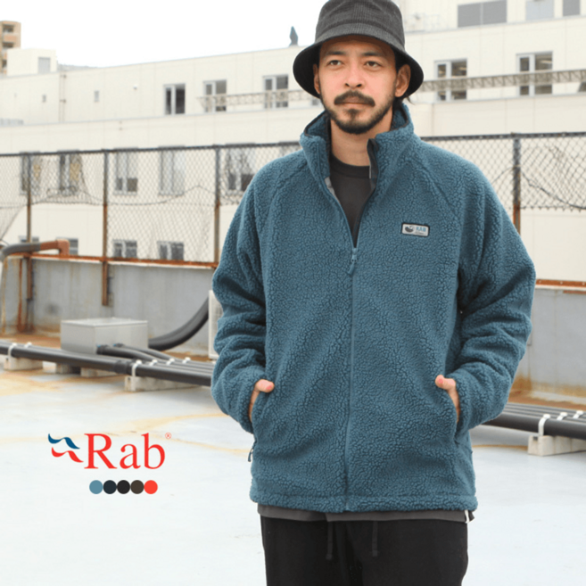 RAB 오리지널 파일자켓 qfc-24 경량 보온 후리스 플리스