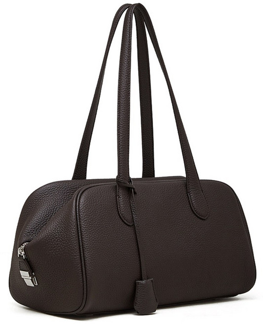 S.S.N 여성 천연 소가죽 심플 숄더백 데일리 가방