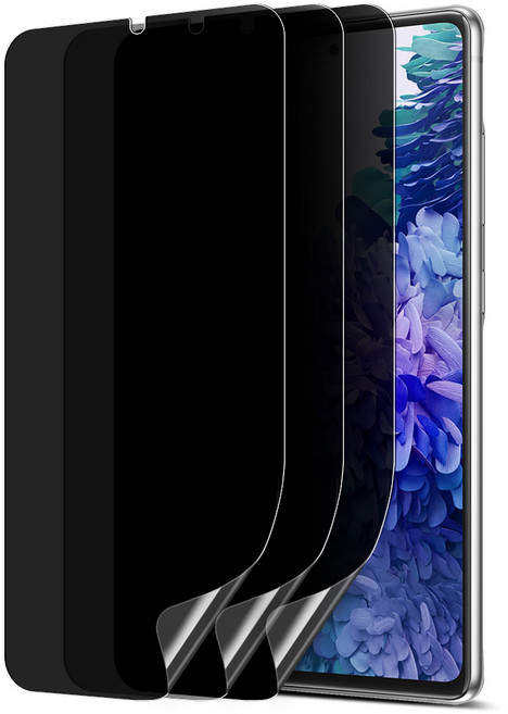 다이아큐브 삼성 갤럭시 S20FE 높은 좌우시선차단 사생활보호필름 6H 저지문 하드코팅 3P, 3개입