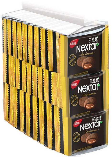 리치즈 나바티 NEXTAR 초코 브라우니 초코잼 샌드 쿠키 리치즈박스ㅁ 인도네시아과자, 2개, 500g