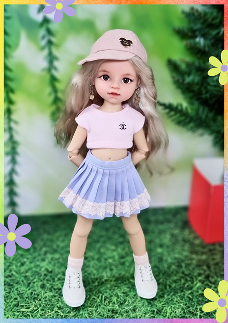 파올라레이나32cm USD26cm 도리스돌30cm ( 샤랄라 레이스 3종세트 ) bjd 구체관절 인형옷 <완제품>, 1개, 도리스돌 30cm