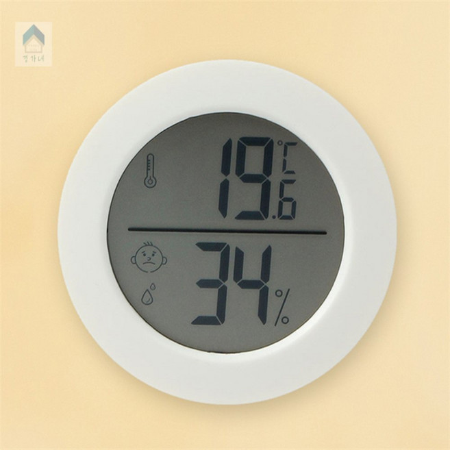 휴비딕 온도습도계 온습도계 미니 HT-8, 화이트, 1개