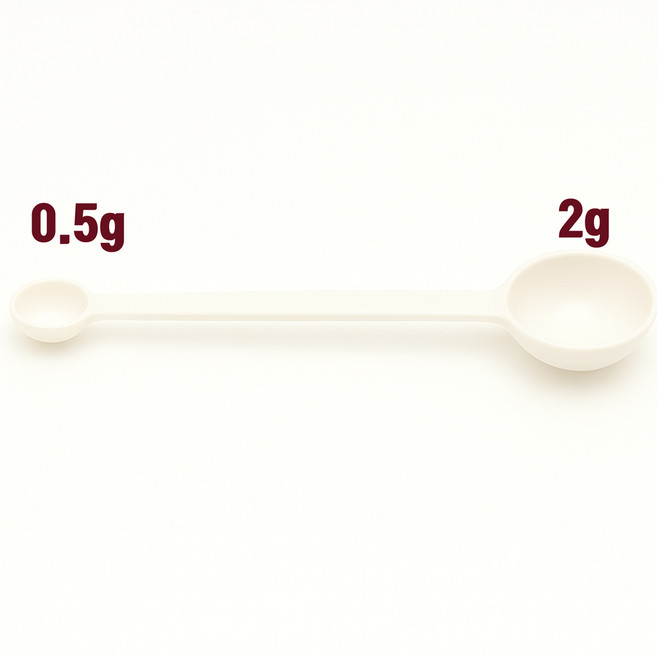 양면 계량스푼 0.5g 2g, 1개