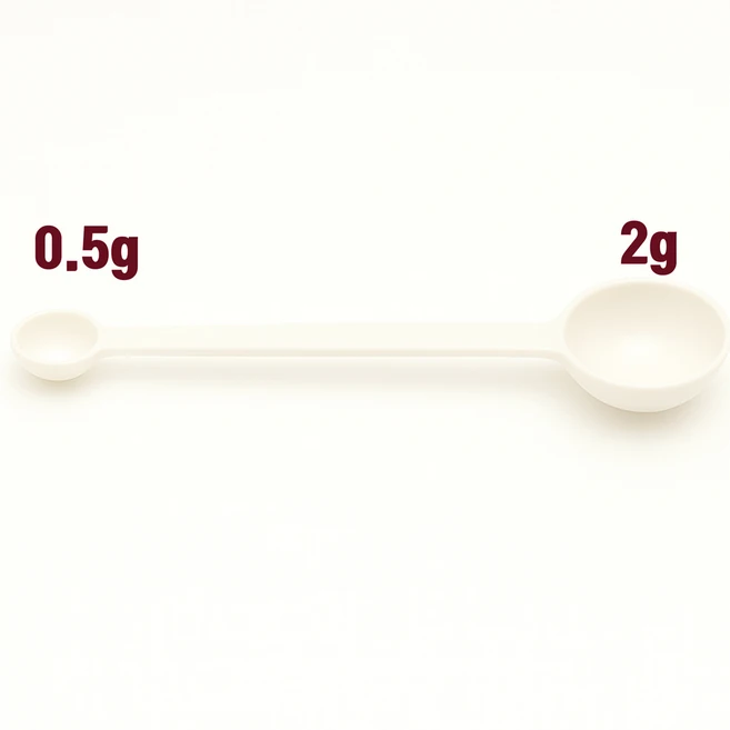 양면 계량스푼 0.5g 2g, 1개 - 쿠팡