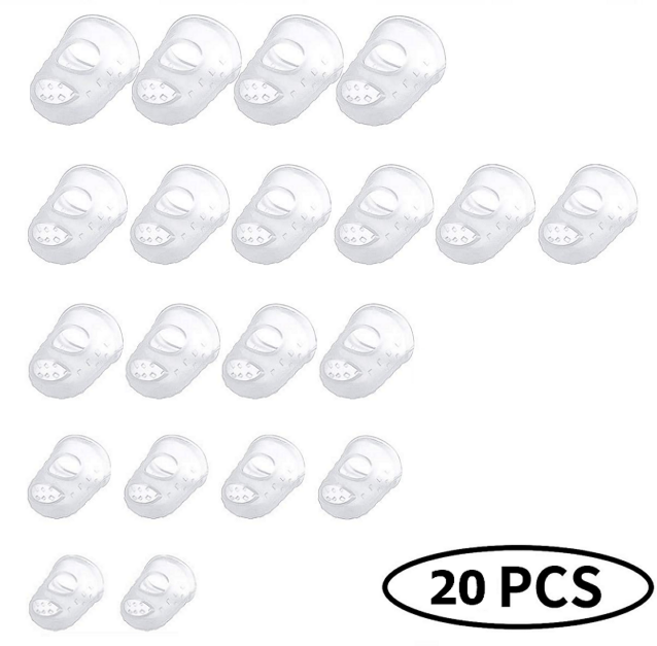 기타골무 손가락 통증 굳은살 방지 골무 20개, 1개