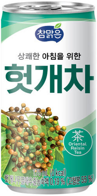 참맑은 헛개차, 175ml, 30개
