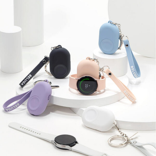 아트박스/리튬포어스 벨루가 하이웨이브 갤럭시워치 보조배터리 1200mAh, 벨루가 워치톡 갤럭시워치 보조배터리_차콜