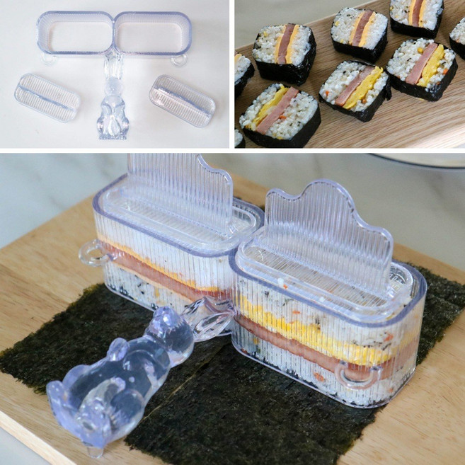 티본 토끼손 무스비틀 누름이 세트 김밥만들기 스팸무스비틀, 티본 토끼손 무스비틀 누름이세트