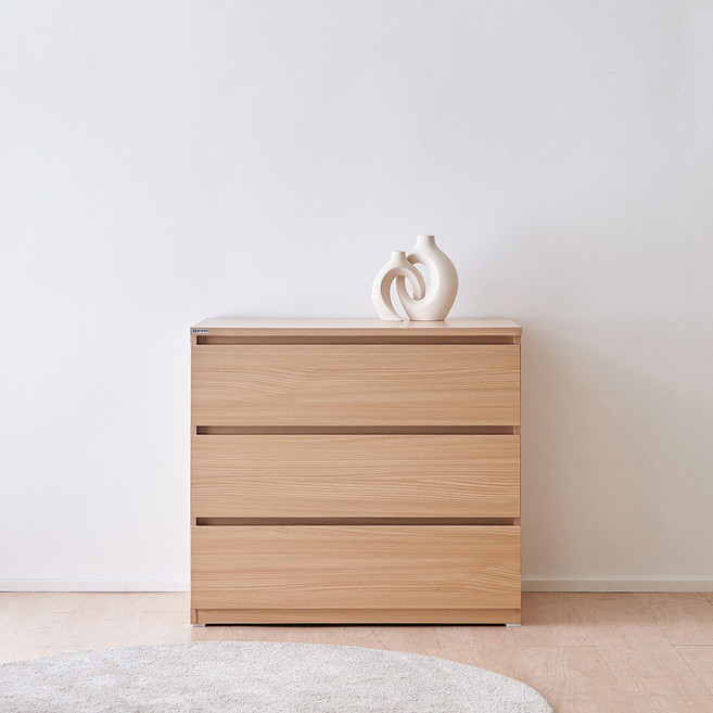 동서가구 라임 800 광폭 서랍 DF645757, 메이플, 3단