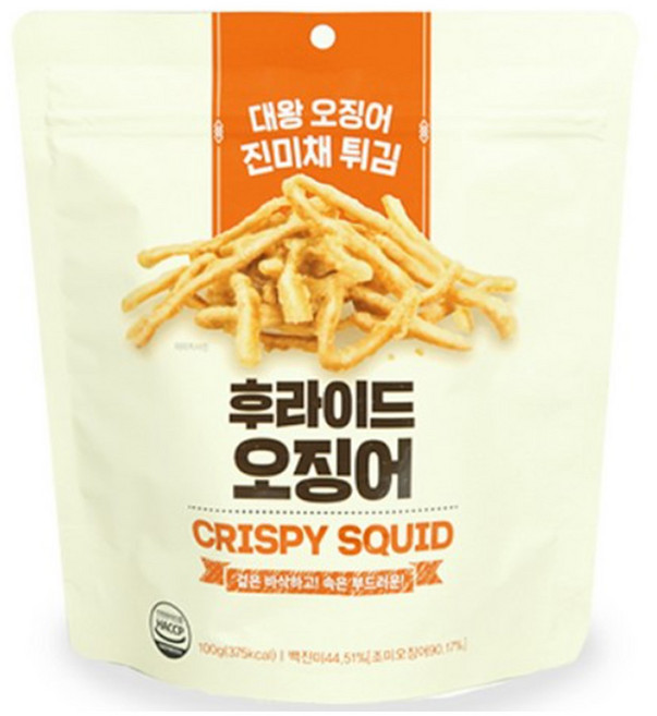 생자연 후라이드 깡오징어, 100g, 1개